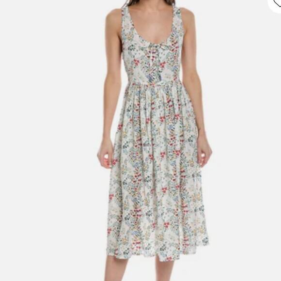 Walker & Wade Shannon Midi Dress Floral Print Size XS - Picture 1 of 9